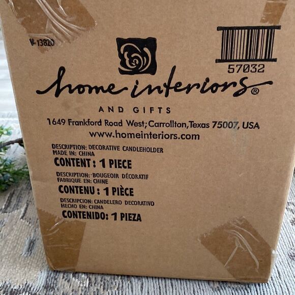 Home Interiors Santa Clause Decor Candle Holder - Picture 5 of 7